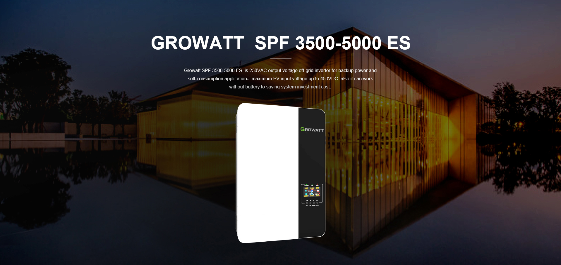 Growatt SPF 5000 ES | BUY ONLINE IN UAE