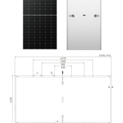 LONGI Hi-MO X6 595W SOLAR PANEL LR5-72HTHF-595M