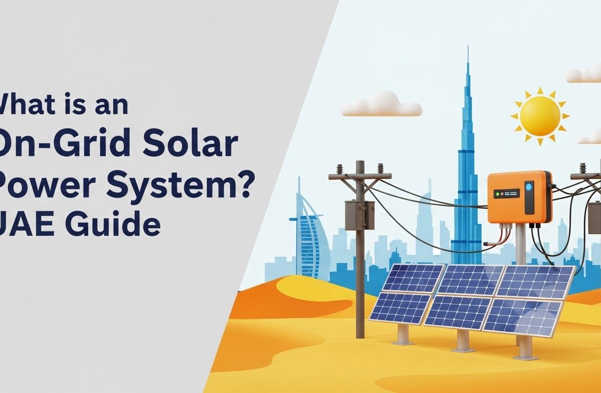What is On Grid Solar Power System UAE