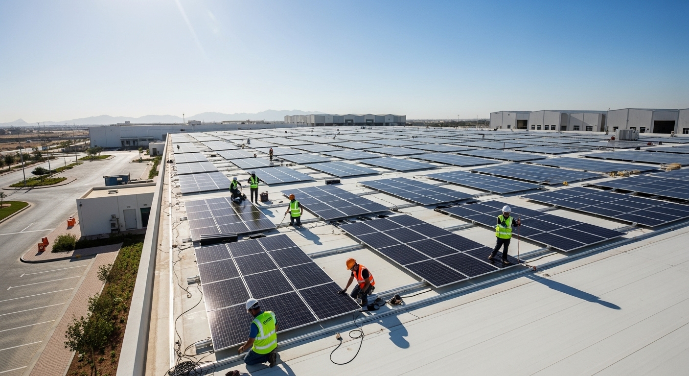 Commercial Solar Panel Installation UAE