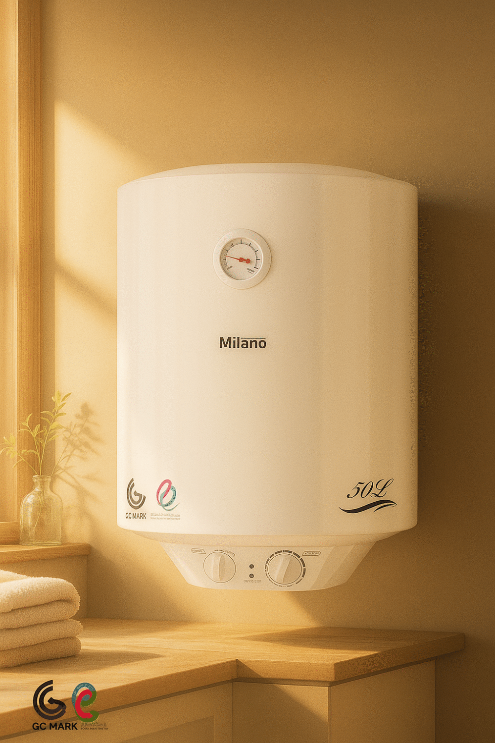MILANO WATER HEATER 50 L VERTICAL
