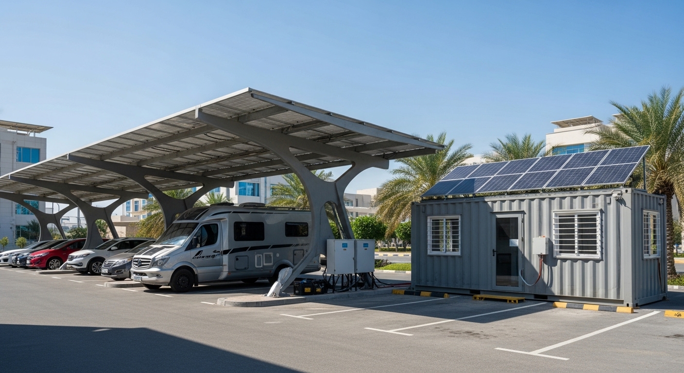 Solar Camper and Solar Carport