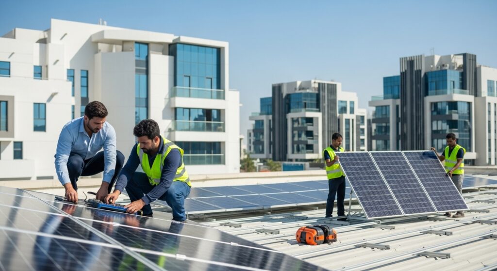 professional solar panel installers uae