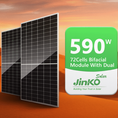JINKO NEO 590W BIFACIAL SOLAR PANEL