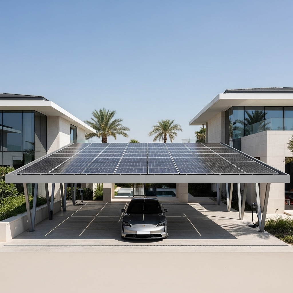 Modern Luxury Solar carport