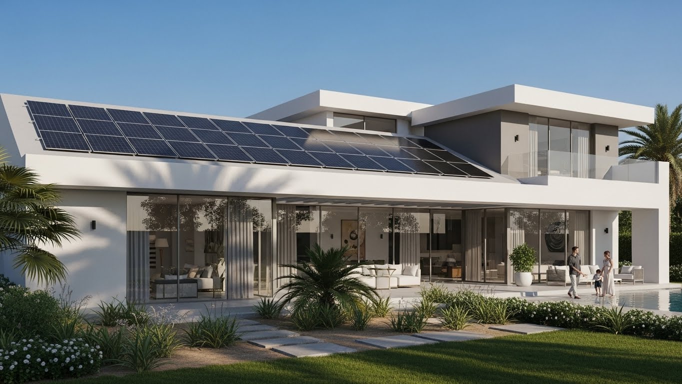 Residential solar installation