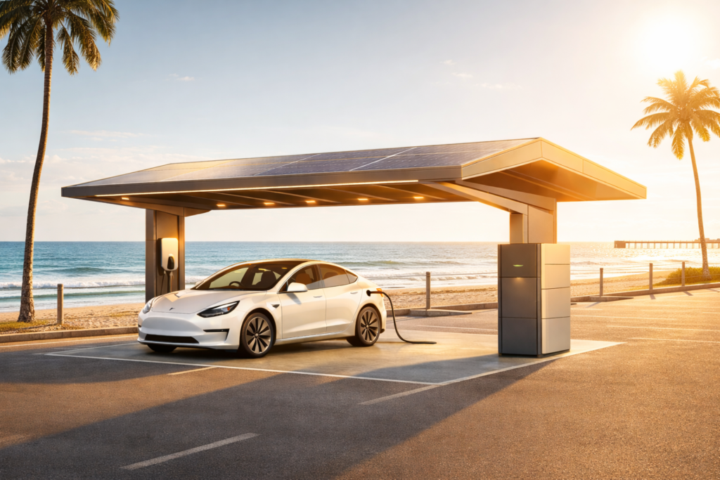 Solar Ev Carport